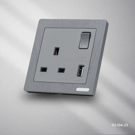 فيش بمفتاح+USB سلفر BOQATI A13