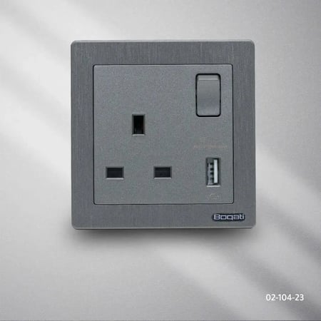 فيش بمفتاح+USB سلفر BOQATI A13