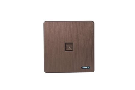 فيش تليفون بني ZINCO