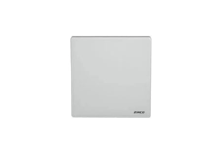 مفتاح مفرد ابيض جلاس ZINCO