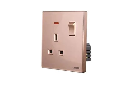 فيش بمفتاح ذهبي جلاس ZINCO A13