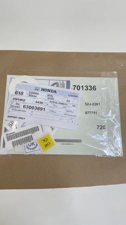 بكج استكرات هوندا