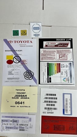 بكج ستكرات تويوتا - كامري 2018-2024