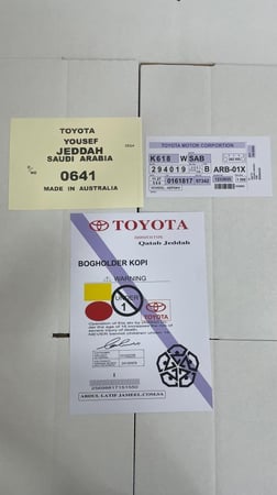 بكج ستكرات تويوتا - كامري 2018-2024