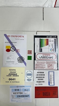 بكج ستكرات تويوتا - كامري 2007-2011