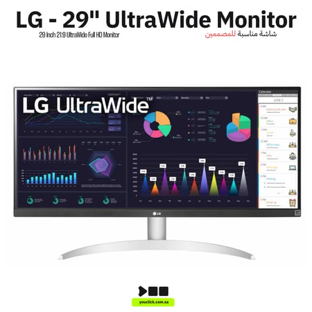 شاشة ال جي واسعة للغاية 21 9 29WQ600 - W 29 انش