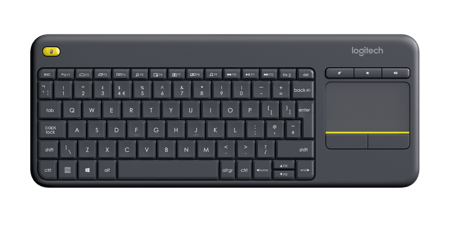 كيبورد لاسلكي تاتش من لوجيتك تاتش كيبورد موديل K400 بلس