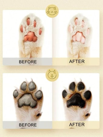كريم حماية للقطط والكلاب، بلسم ترطيب الكفوف، تنظيف وترطيب أقدام الحيوانات الأليفة