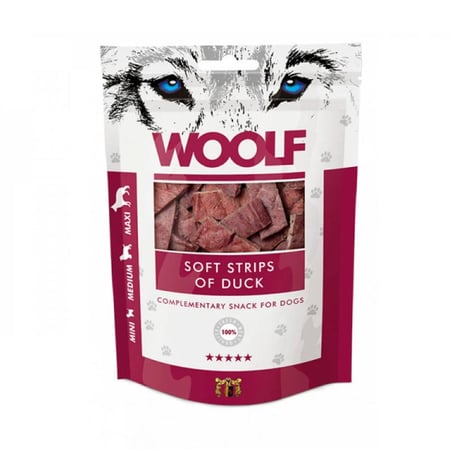 وولف - وجبة خفيفة شرائح البط 100 جم