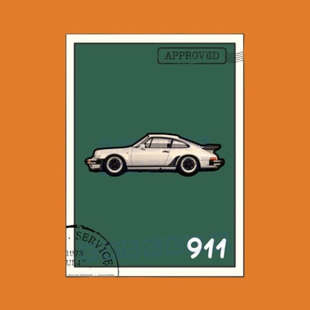 ستيكرز بورش 911