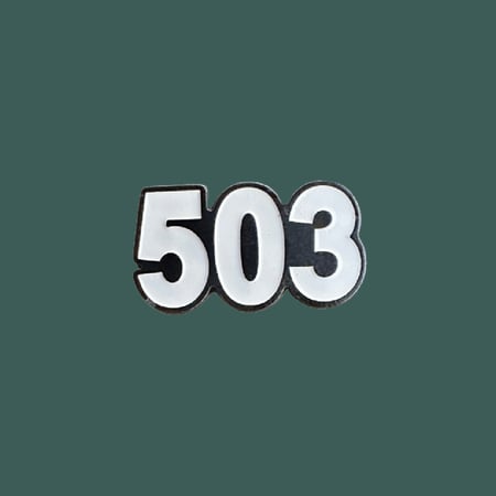ستيكرز رمز قبيلة سبيع 503 " حديد "