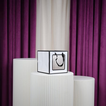 أكياس مربع أبيض صغير شفاف شيال