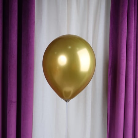 كيس بالون كروم ذهبي (50 حبه)