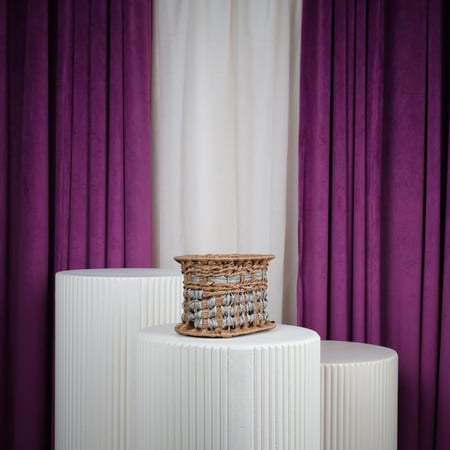 طقم 3 سلال رصاصي