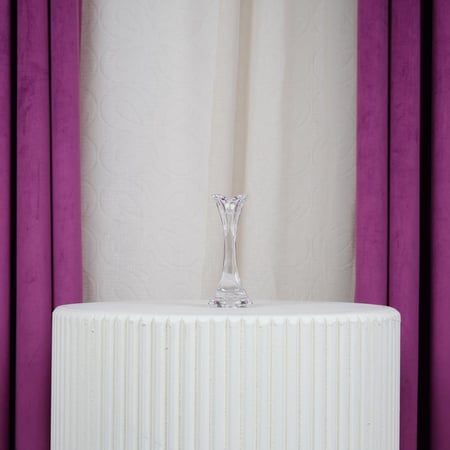 مسكة عروس كريستال اسطواني مستدق