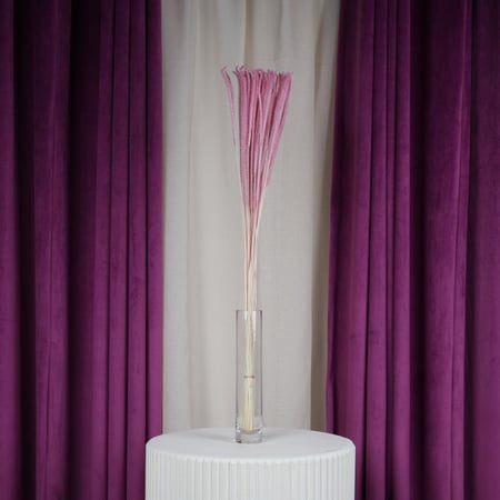 باقة زهور مجففة وردي