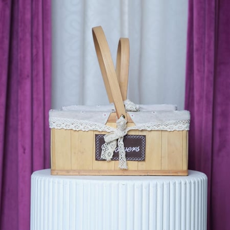 طقم سلال خشبي