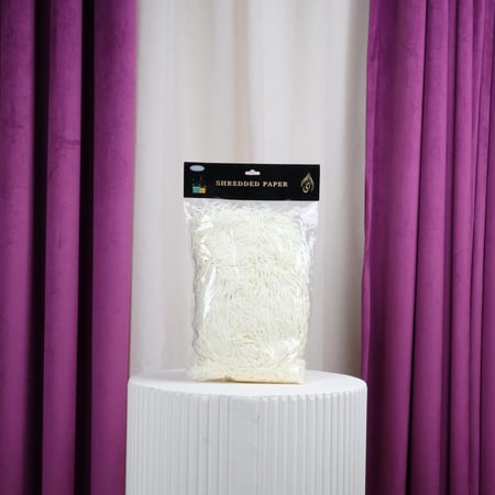 كيس قش قصاصات ورق بيج