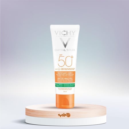 كريم واقي من الشمس كابيتال سولي 3 في 1 بعامل حماية 50 فيشي مل منفيتشي 50.0 SPF