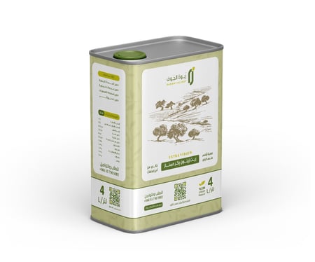 زيت زيتون ربوة الجوف ٤ لتر