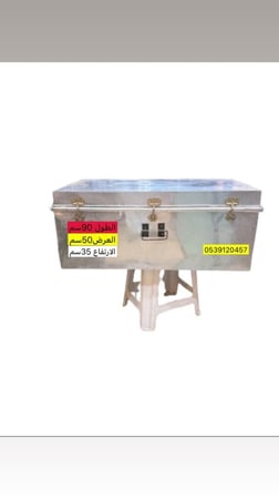 صناديق حديد مجلفن يتوفر بعدة مقاسات