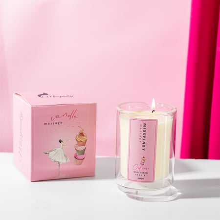 شمعة المساج العطرية - كب كيك