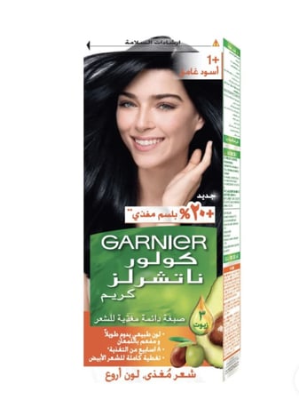 غارنيه ضبغة شعر كولر ناتشورالز  +1 أسود غامق