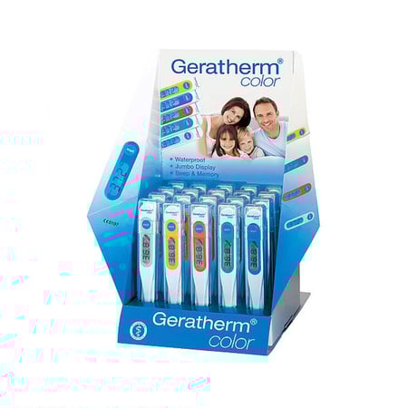 ميزان حرارة كهربائي ملون من جيراثيرم