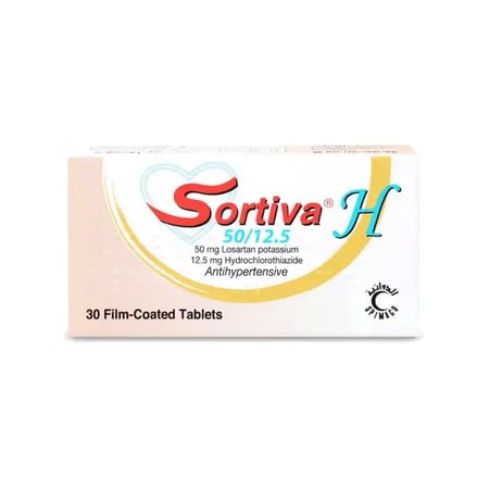 Sortiva H 50/12.5mg Tablet 30