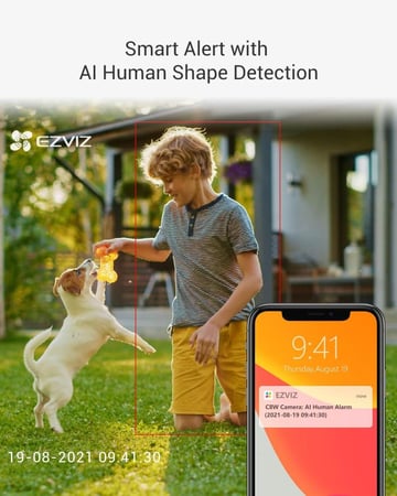 كاميرا خارجية لاسلكية تعمل بالإمالة والتحريك ‎‎ايزفيز EZVIZ C8W 4MP 2K