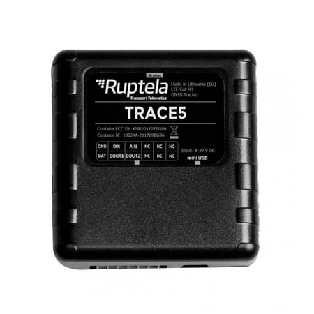 جهاز تتبع اوروبي الصنع ماركة ريبوتيلا Ruptela TRACE5 - 4G لتتبع المركبات يدعم 4G + برنامج wialon مع اشتراك سنه