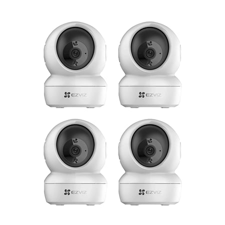 باقة 4 كاميرات مراقبة 2 ميجا لاسليكية H6C EZVIZ
