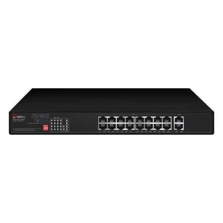 سويتش بي ويل 16 منفذ جيجا Bwell Switch 16 Port Gigabit POE