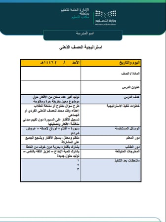 حقيبة المعلم لتوثيق أعماله وفق عناصر الأداء الوظيفي