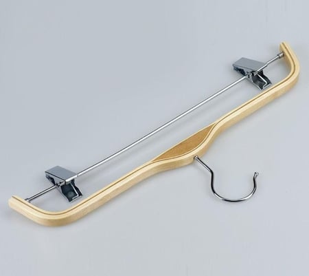 علاقة ملابس خشب طقم بيج صيني