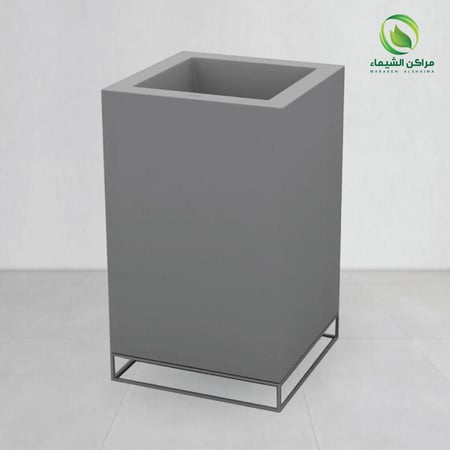 مركن زرع فايبر 50 سم مع قاعدة