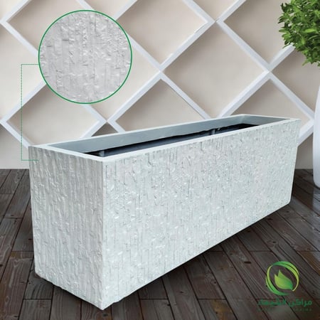 عرض خاص 4 احواض زرع فايبر جلاس حجري