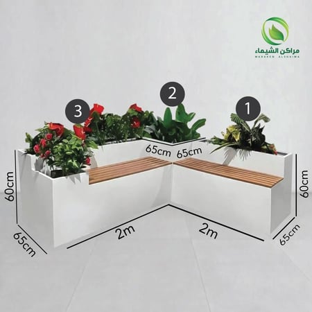 جلسة خارجية للحدائق مجموعة (3)قطع
