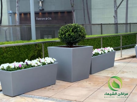 مجموعة 3 احواض فايبر مودرن