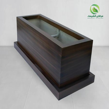 حوض زرع مع صحن تصريف