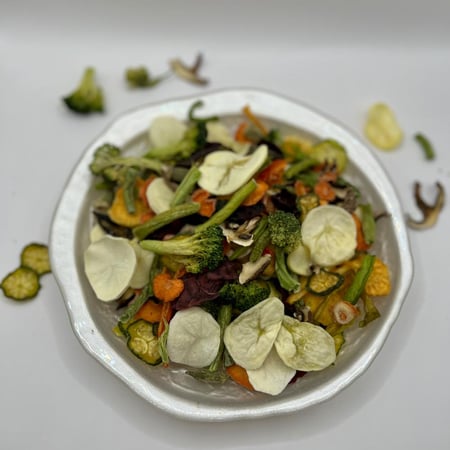 كيس خضار مشكلة مجففة بالتبريد Freeze dried mix vegetables