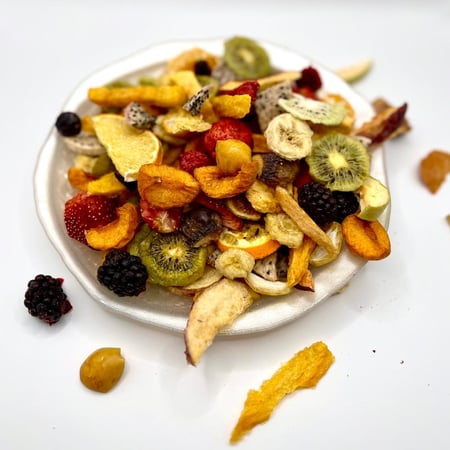 فواكه مشكله مجفف بالتبريد Freezed dried mixed fruits