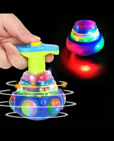 لعبة دوارة ضوئية مع موسيقى للأطفال