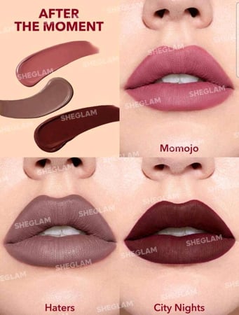 مجموعة أحمر شفاه سائل باللون المات عبارة 3 قطع من مجموعة SHEGLAM