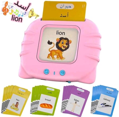 جهاز ناطق لتعليم الأطفال مع 112بطاقة مختلفة