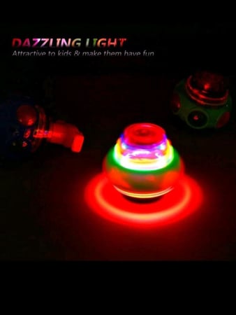 لعبة دوارة ضوئية مع موسيقى للأطفال
