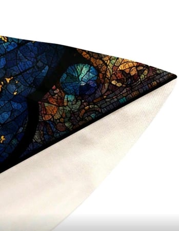 جريدة مائدة برسومات رمضانية مقاس 33 سم × 183 سم+ 2 قطعة غطاء وسادة برسومات رمضانيةمقاس 45 سم × 45 سم