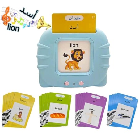 جهاز ناطق لتعليم الأطفال مع 112بطاقة مختلفة