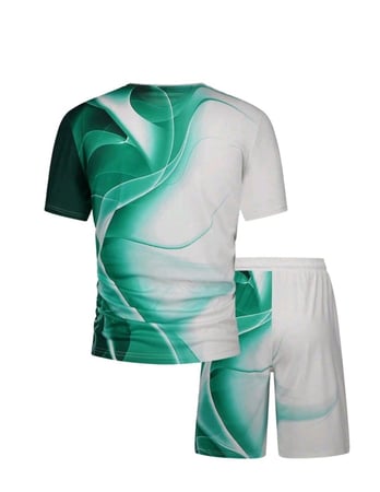 طقم رجالي بالوان متباينة