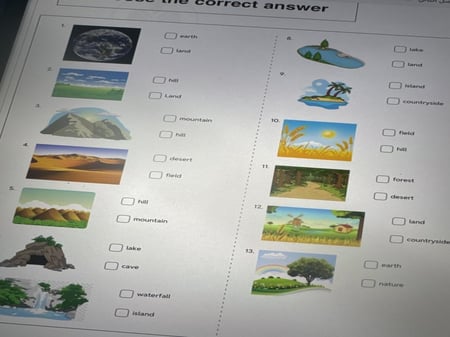 القاموس المصور التفاعلي - رابع ابتدائي